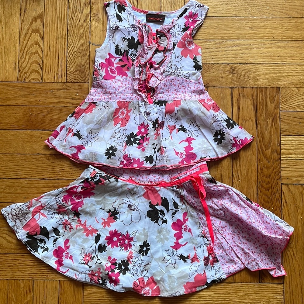 Catimini Girls 2 piece set